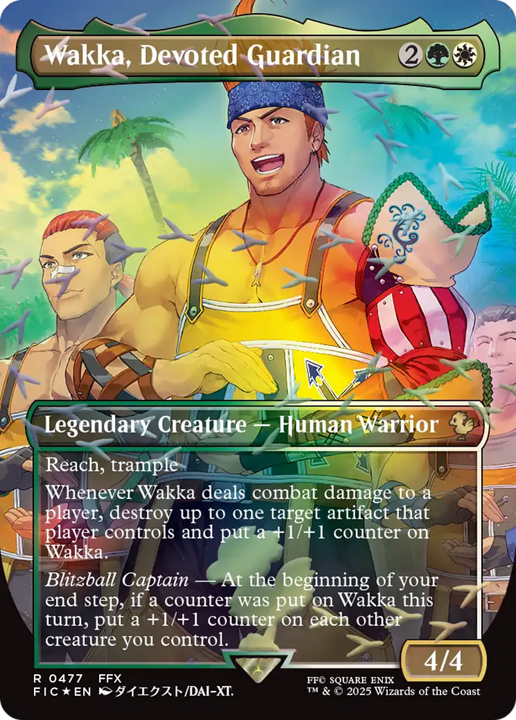 Wakka, Devoted Guardian (0477) (Borderless) - Chocobo Track Foil fic