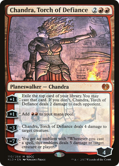 Chandra, Torch of Defiance (110) (2017) (SDCC) - Foil