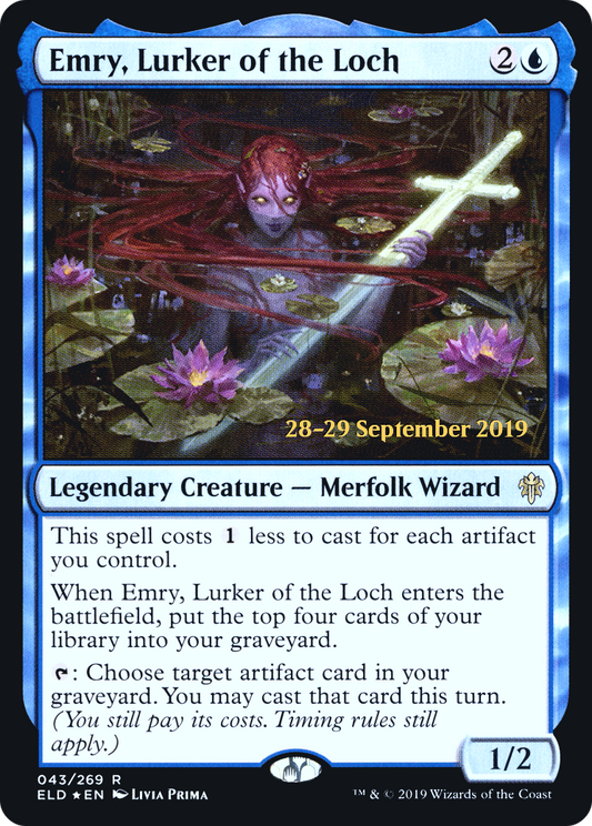 Emry, Lurker of the Loch (043) (Prerelease) - Foil