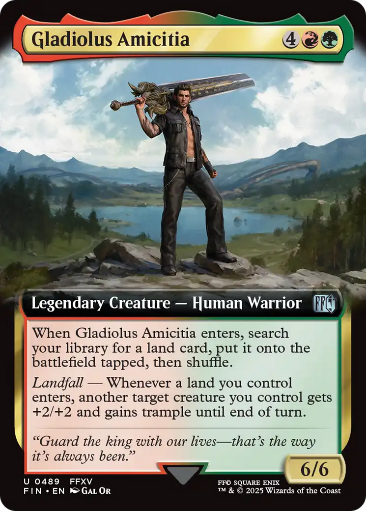 Gladiolus Amicitia (0489) (Extended Art)