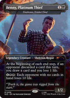 Benny, Platinum Thief [Tinybones, Trinket Thief] (2458) (Borderlss) (SLD) - Foil