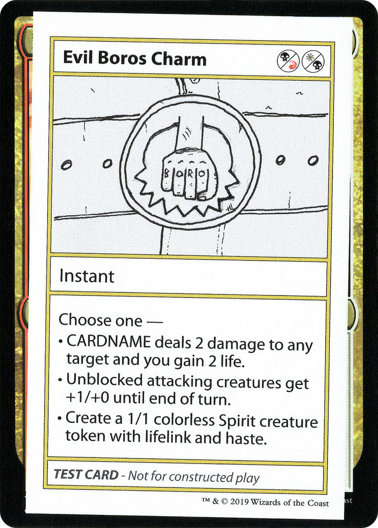 Evil Boros Charm (No PW Symbol)