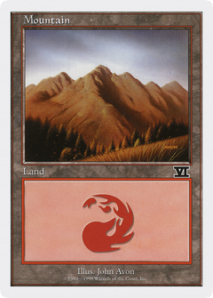 Mountain (Orange Foreground)