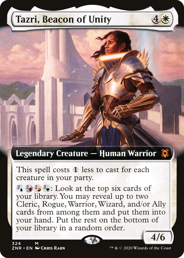 Tazri, Beacon of Unity (324) (Extended Art) - Foil