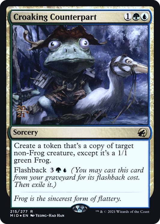Croaking Counterpart (215) (Prerelease) - Foil