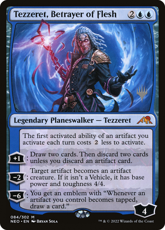 Tezzeret, Betrayer of Flesh (084) (Promo Pack)