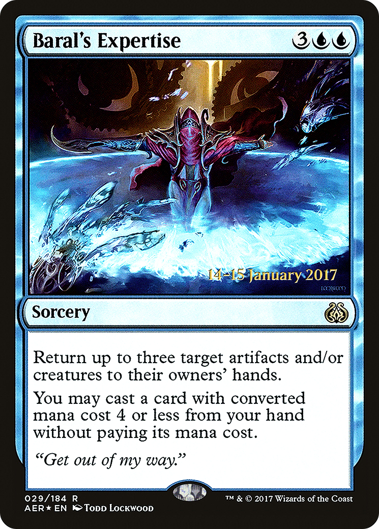 Baral's Expertise (029) (Prerelease) - Foil