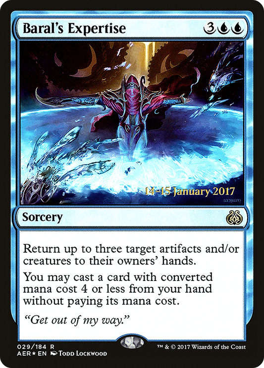 Baral's Expertise (029) (Prerelease) - Foil