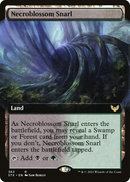 Necroblossom Snarl (363) (Extended Art) - Foil