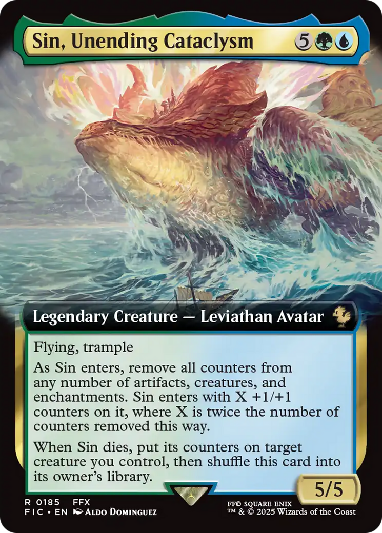 Sin, Unending Cataclysm (0185) (Extended Art)