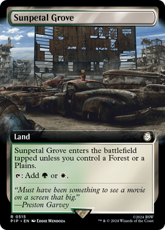 Sunpetal Grove (0515) (Extended Art) - Foil