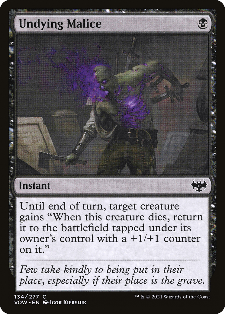 Undying Malice - Foil