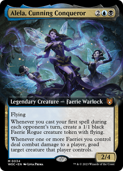 Alela, Cunning Conqueror (0034) (Extended Art)