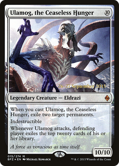 Ulamog, the Ceaseless Hunger (015) (Prerelease) - Foil