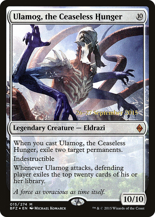 Ulamog, the Ceaseless Hunger (015) (Prerelease) - Foil