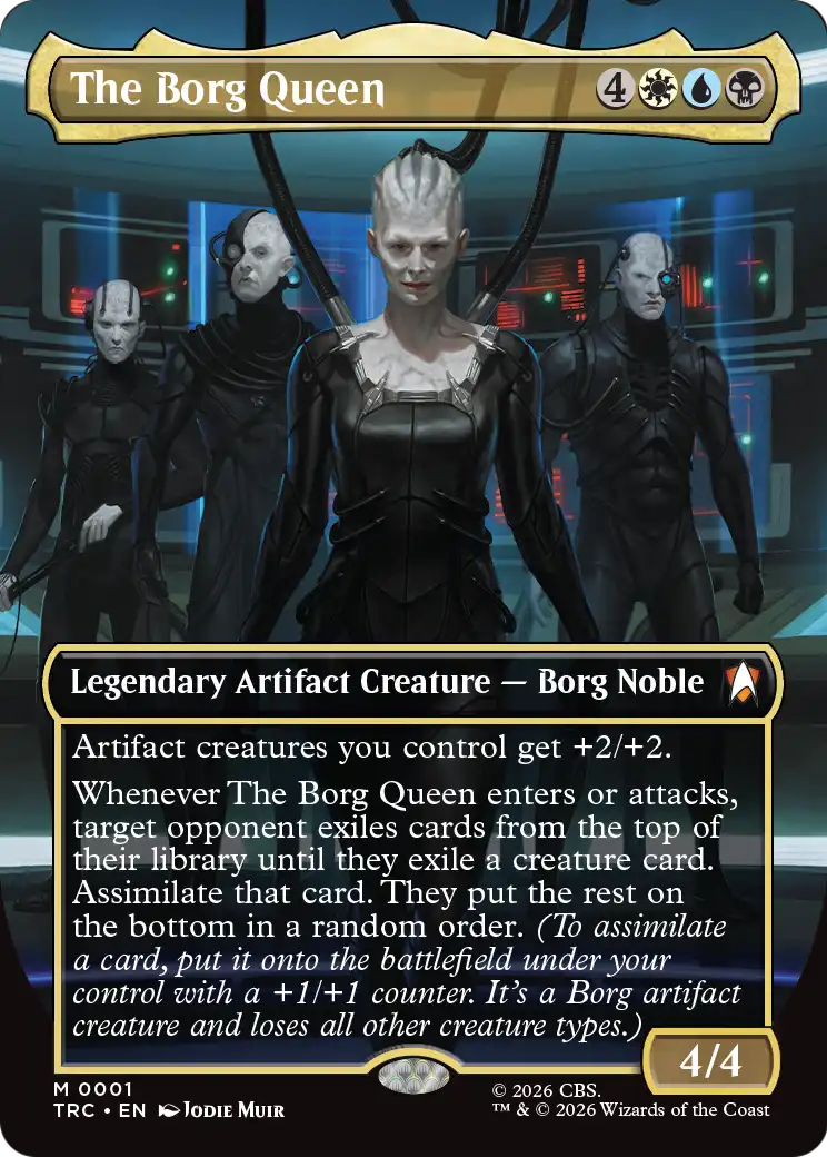 The Borg Queen (0001) (Borderless) (TRC) - Foil