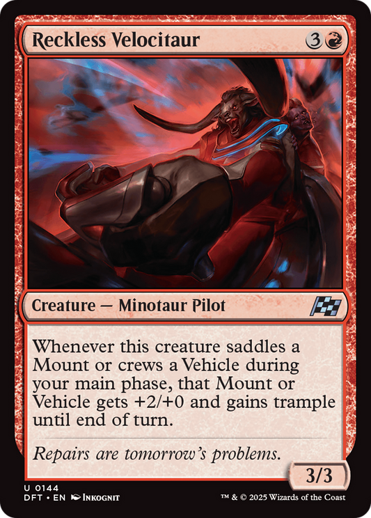 Reckless Velocitaur - Foil