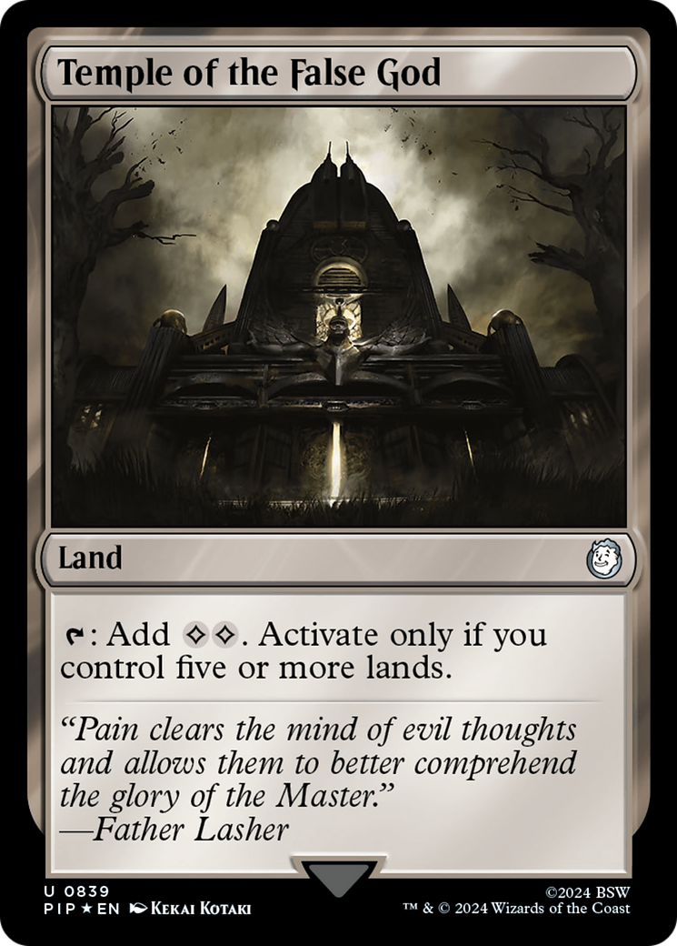 Temple of the False God (0839) - Surge Foil