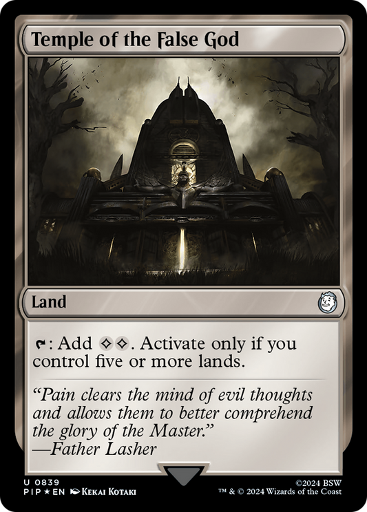 Temple of the False God (0839) - Surge Foil