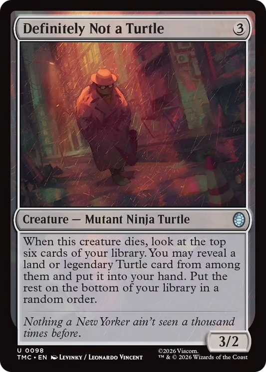 Definitely Not a Turtle (TMC)