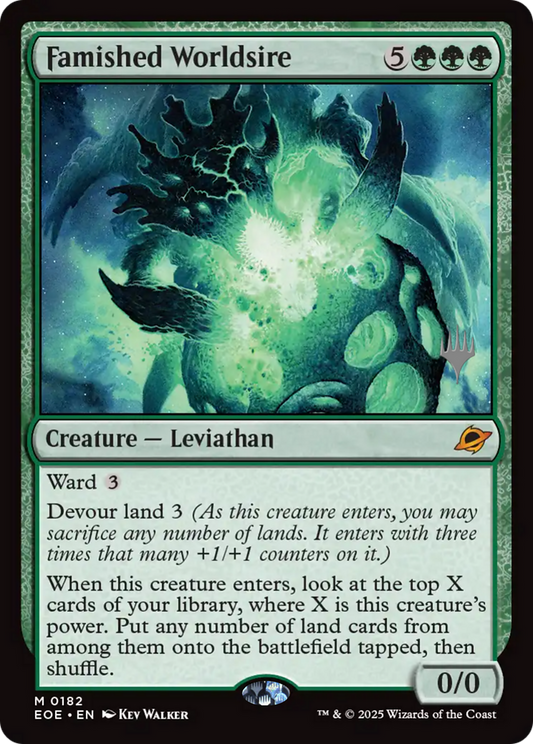 Famished Worldsire (0182) (Promo Pack) - Foil