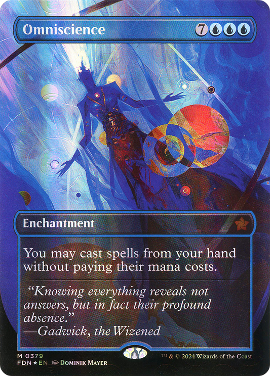 Omniscience (0379) (Borderless) - Mana Foil