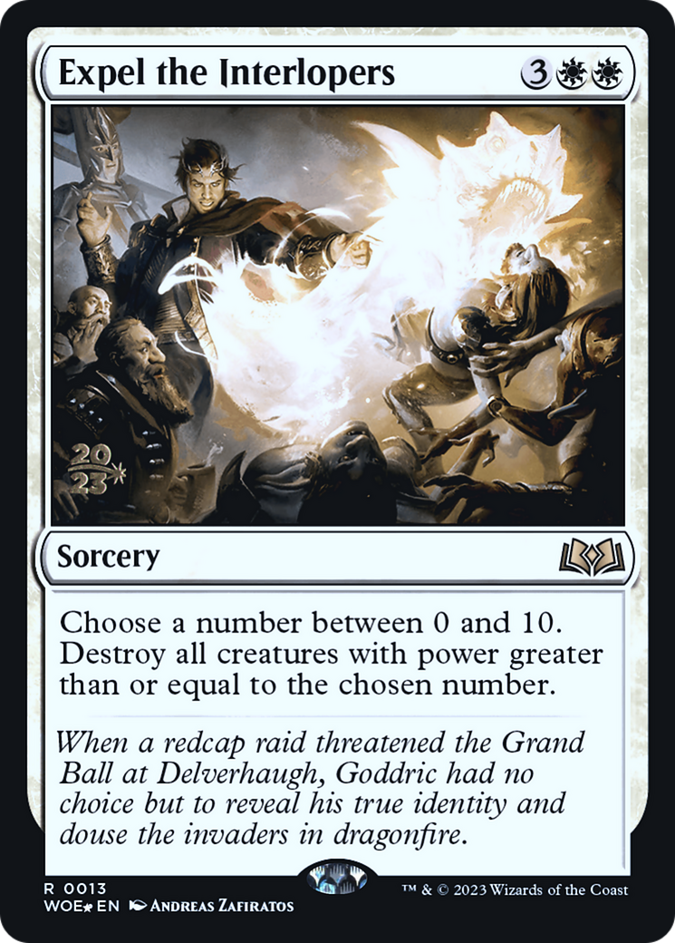 Expel the Interlopers (0013) (Prerelease) - Foil