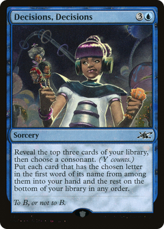 Decisions, Decisions (330) - Galaxy Foil