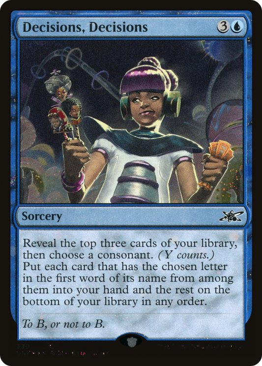 Decisions, Decisions (330) - Galaxy Foil