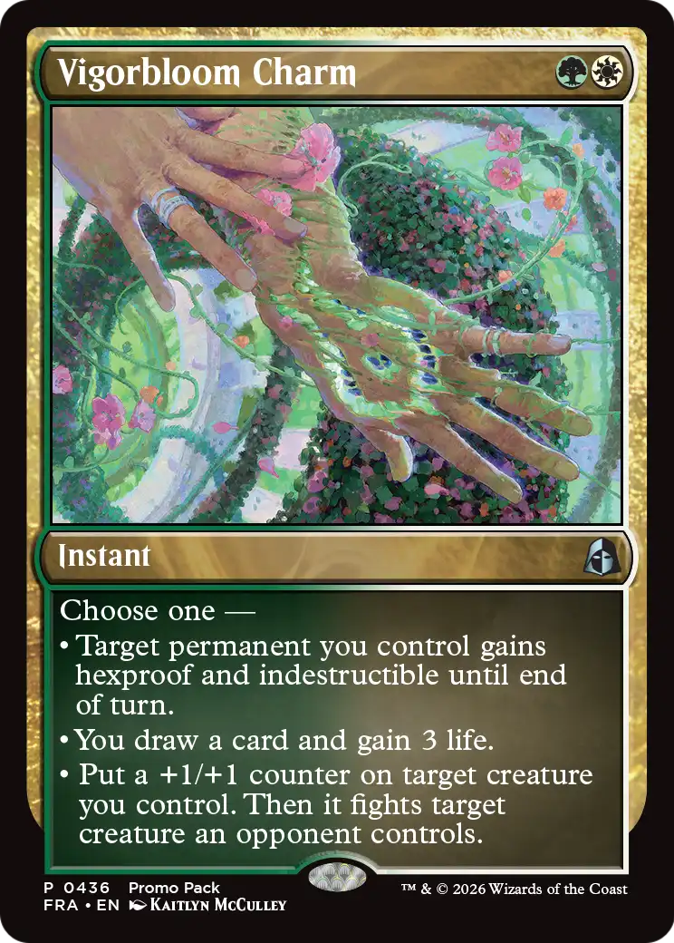 Vigorbloom Charm (0436) (Promo Pack) (FRA) - Foil