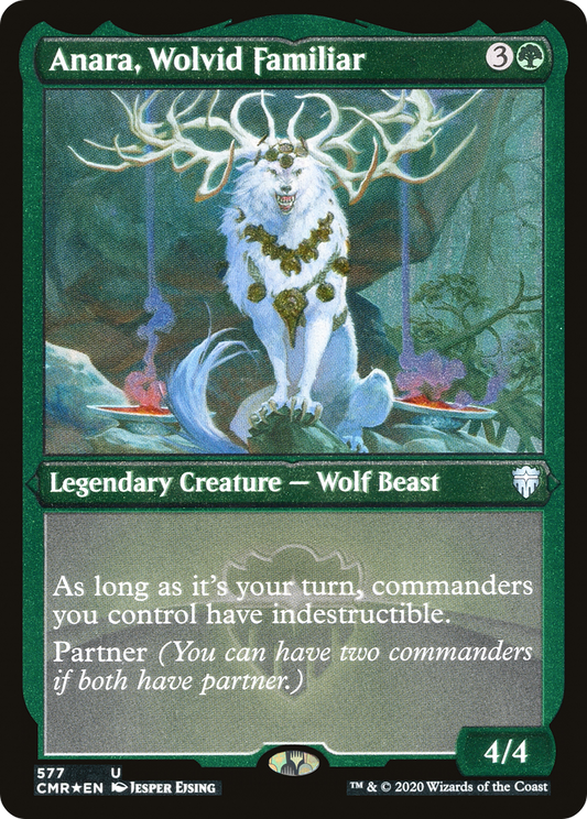 Anara, Wolvid Familiar - Foil Etched