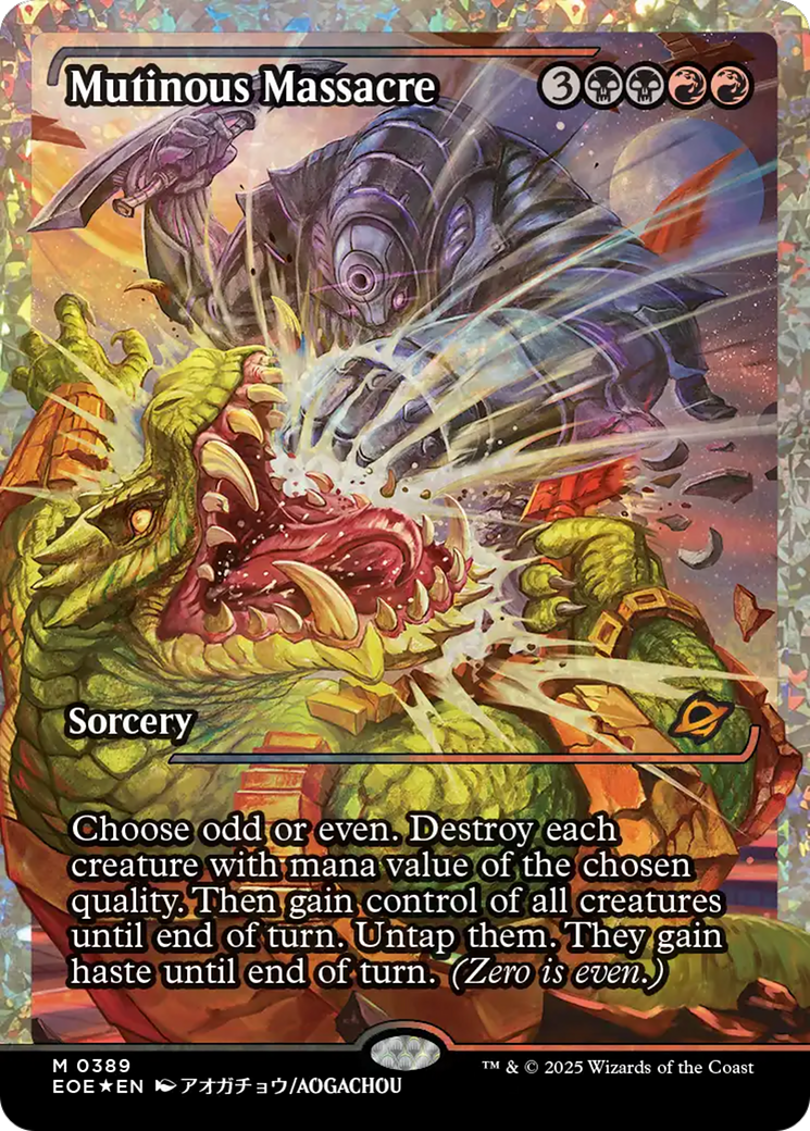 Mutinous Massacre (0389) (Showcase) - Fracture Foil