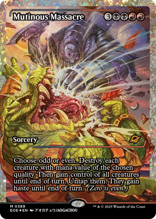 Mutinous Massacre (0389) (Showcase) - Fracture Foil