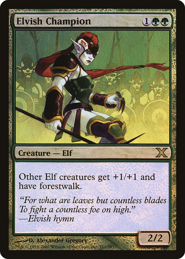 Elvish Champion - Foil