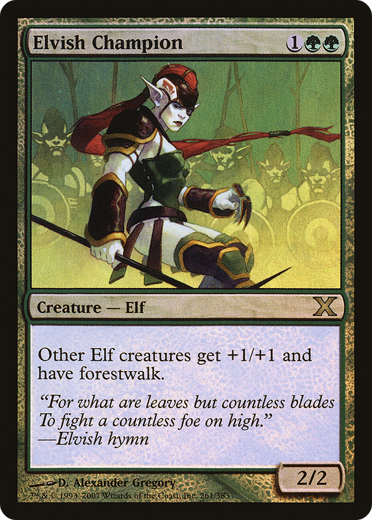 Elvish Champion - Foil