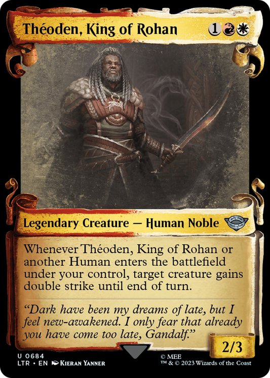 Theoden, King of Rohan (0684) (Showcase) - Silver Foil