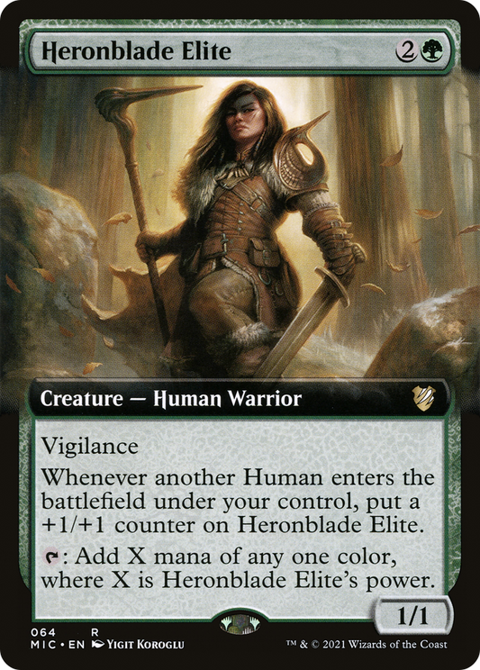Heronblade Elite (064) (Extended Art)