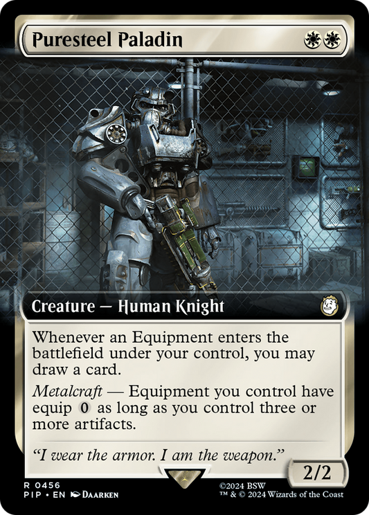 Puresteel Paladin (0456) (Extended Art) - Foil