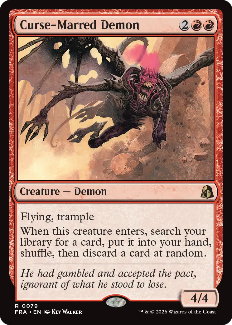 Curse-Marred Demon (FRA) - Foil