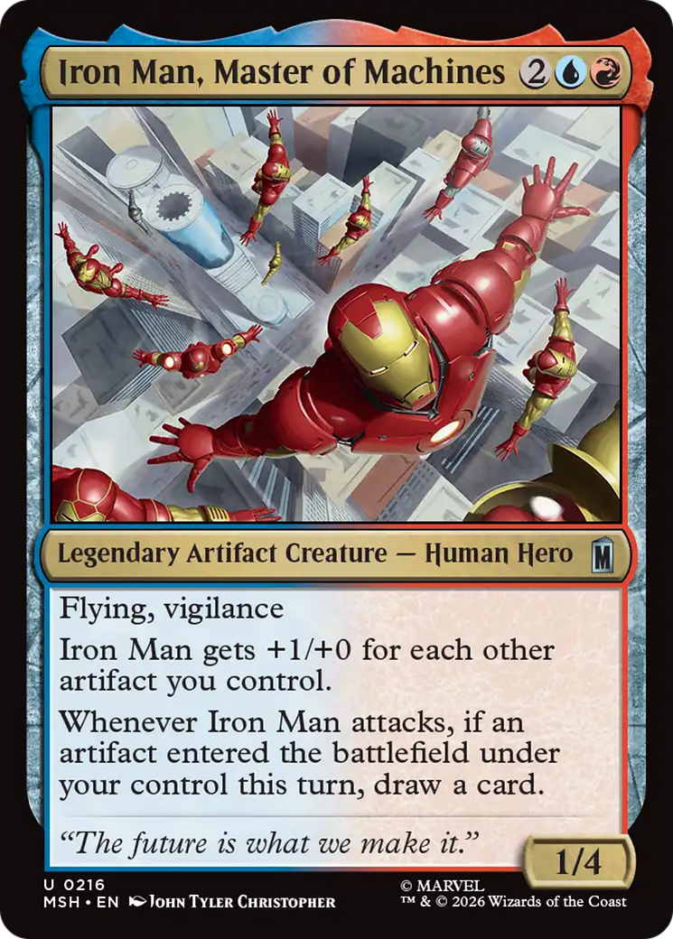 Iron Man, Master of Machines (0216) (MSH) - Foil