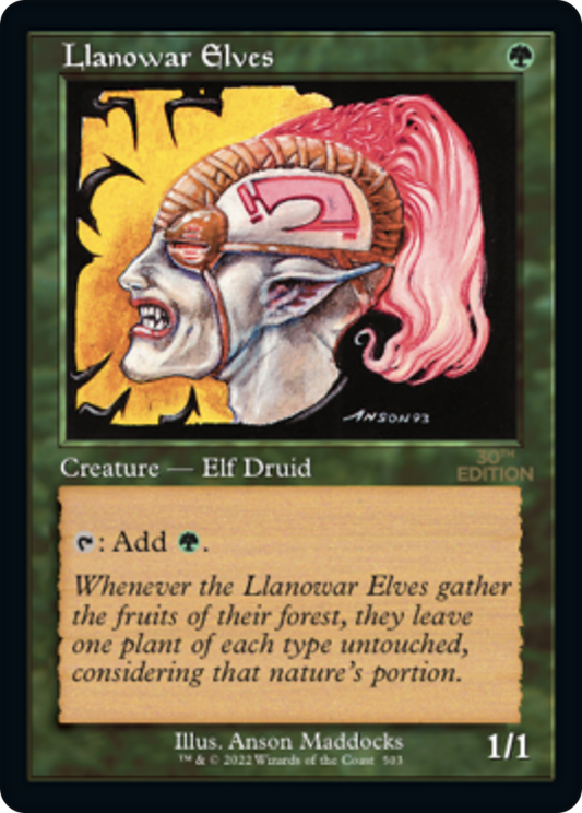 Llanowar Elves (Retro Frame)