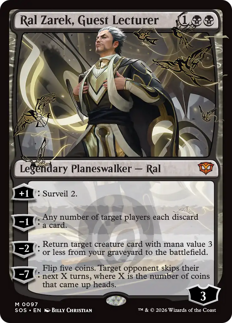 Ral Zarek, Guest Lecturer (0097) (SOS) - Foil