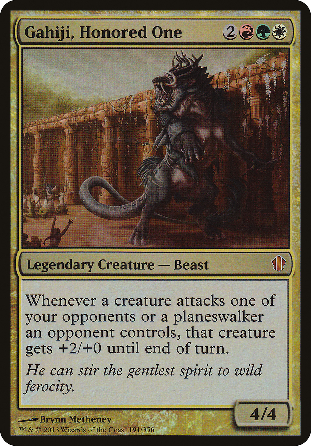 Gahiji, Honored One (Oversized) - Foil