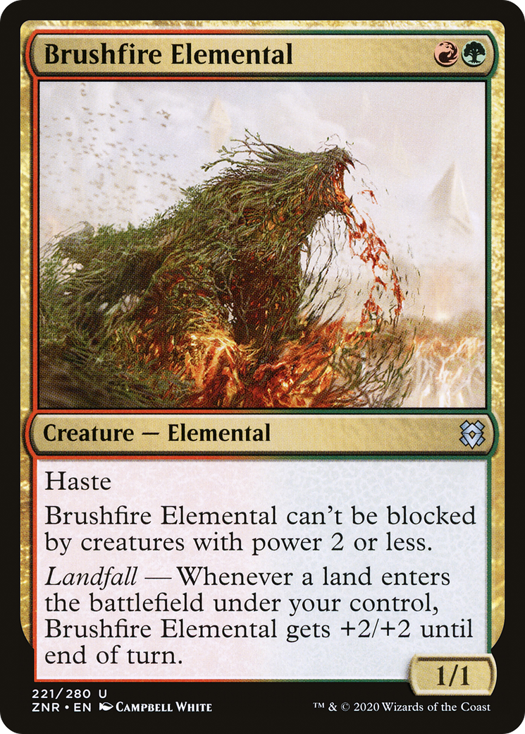Brushfire Elemental - Foil
