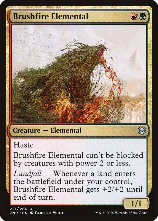 Brushfire Elemental - Foil