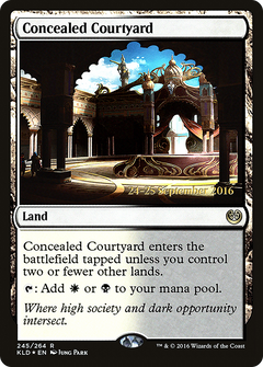 Concealed Courtyard (245) (Prerelease) - Foil