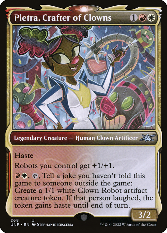 Pietra, Crafter of Clowns (268) (Showcase) - Foil