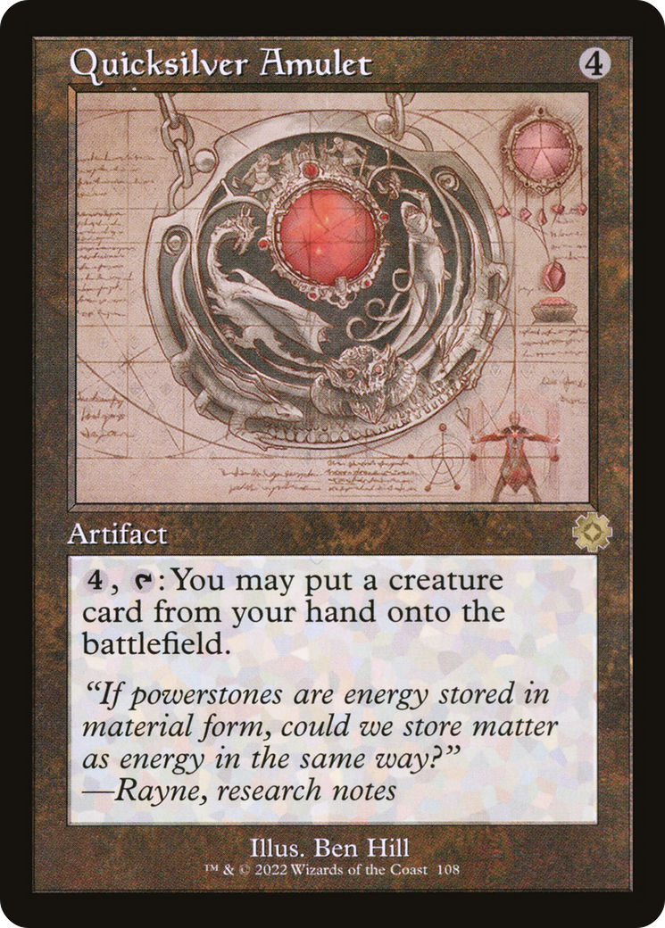 Quicksilver Amulet (108) (Showcase) - Foil