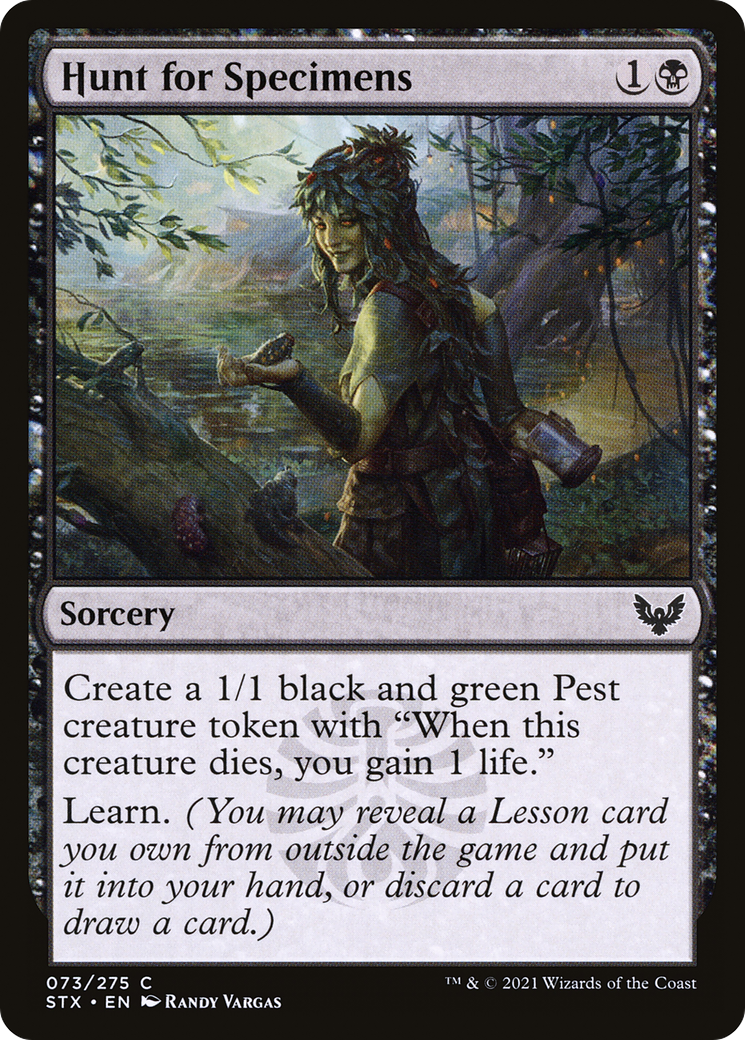 Hunt for Specimens - Foil