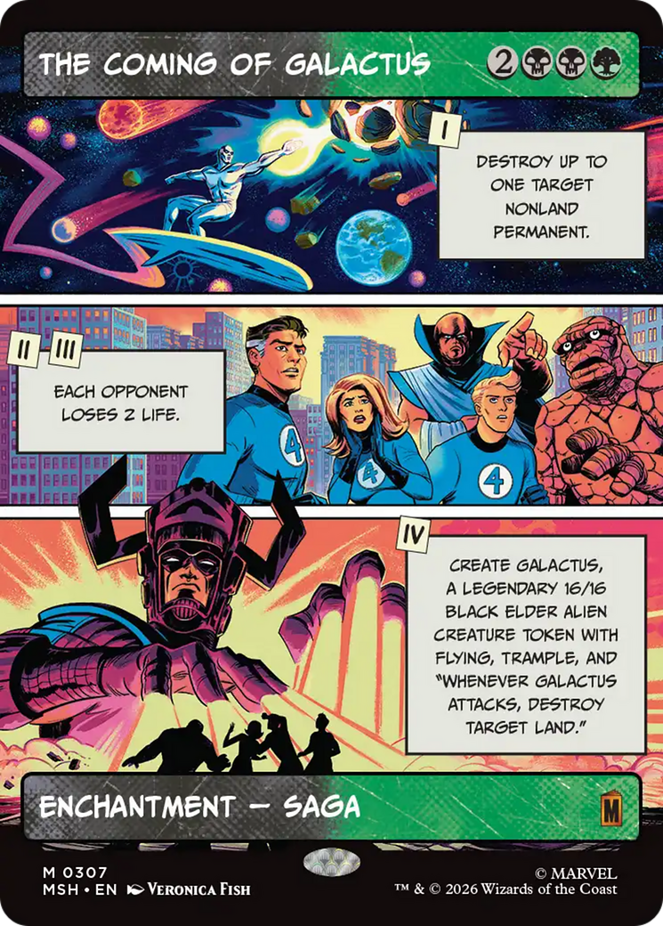 The Coming of Galactus (0307) (Borderless) (MSH) - Foil